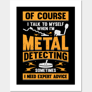 Treasure Hunting Metal Detecting Detectorist Gift Posters and Art